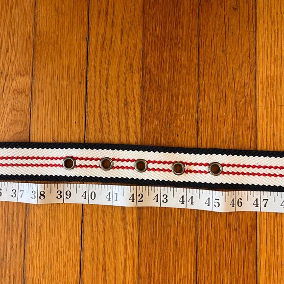 Red White Blue Braided Belt, 42 Inches - Picture 2 of 2